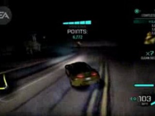 NFS-Carbon Xbox360 Drift gameplay