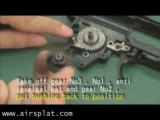 Airsoft AEG ICS AK47 Gearbox disassembly by AirSplat