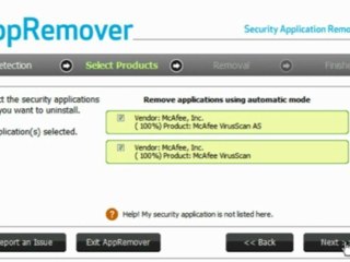 Using AppRemover to Clean Up a Failed Uninstall