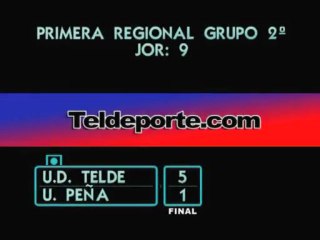 U.D. Telde 5 - Unión Peña 1 Prim Reg grup 2º Jor 9