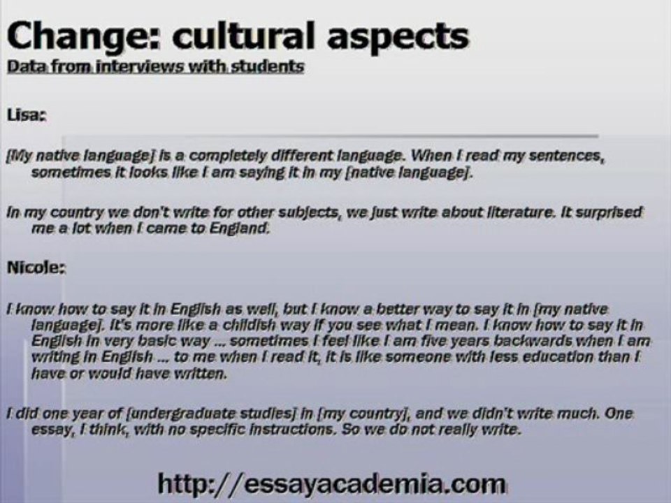 writing an Academic essay