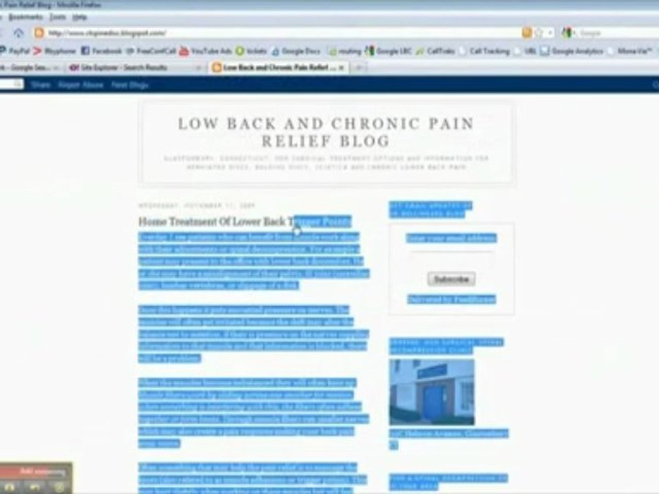 Chiropractic marketing Is This Just A Hobby? Posted By: Suza