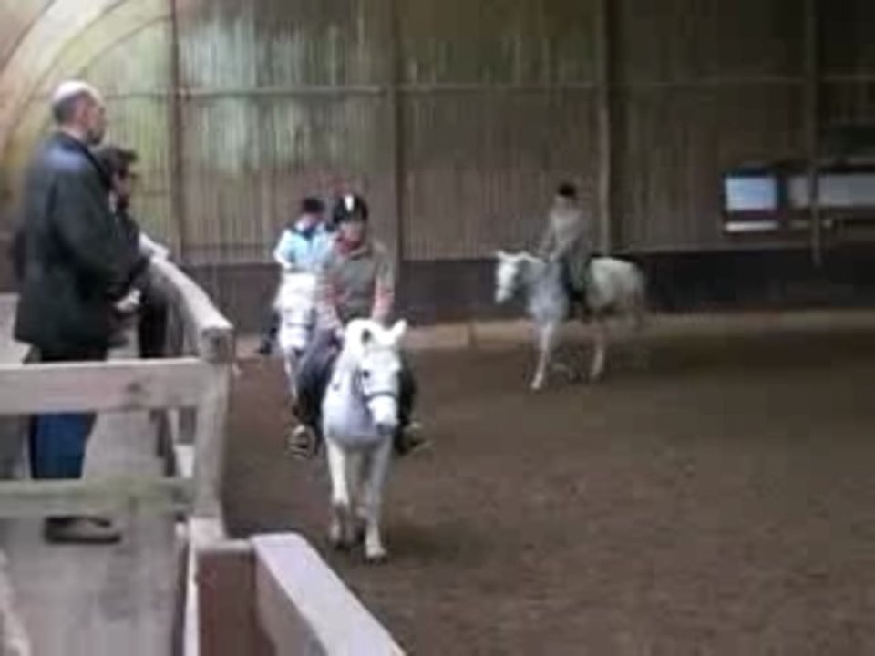 klerette et Bin's au trot