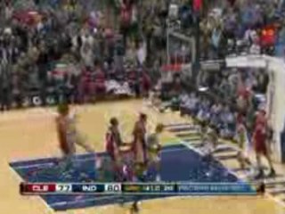 NBA Tyler Hansbrough gets the great block and Brandon Rush f