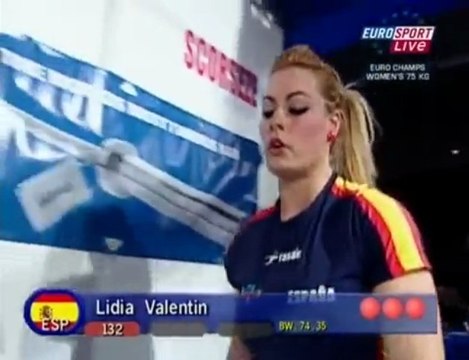 Lidia valentin womens Weightlifting Comp 2009 Women 75 kg