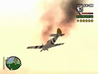 GTA San Andreas Plane Crash MidAir