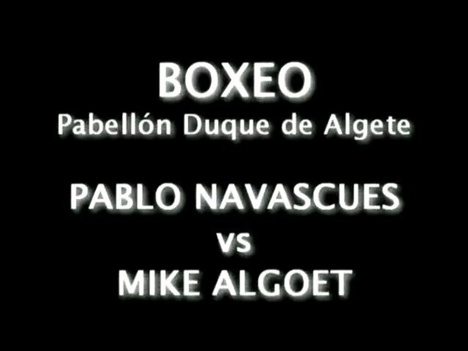 Pablo Navascués vs Mike Algoet