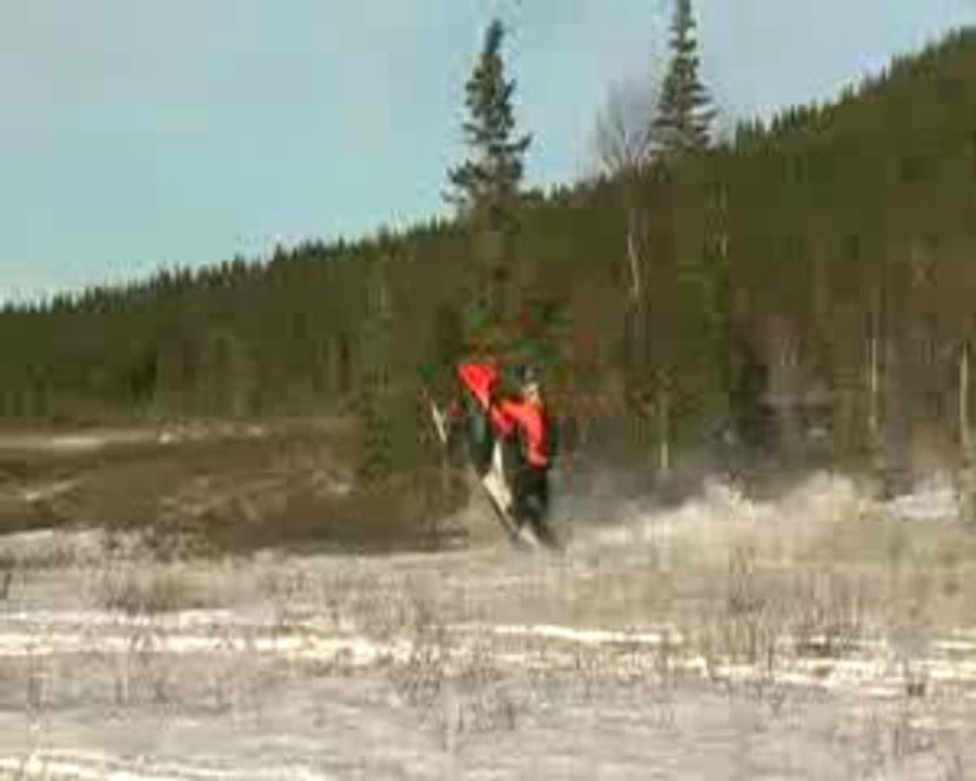 Morganho.com - Manobra numa mota de neve