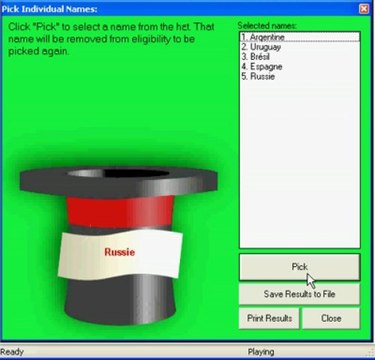 Tirage au sort championnat PFS