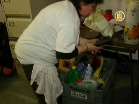 Лагерь для беженцев в центре Брюсселя