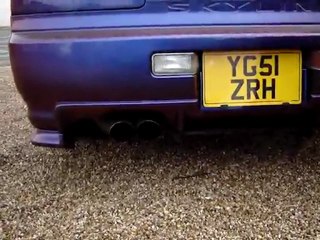 R34 GT-R vspec II  Echappement
