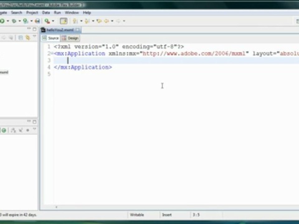 Learning Adobe Flex: Hello World Part I
