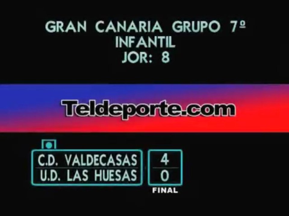 Valdecasas 4 - Las Huesas 0 Infantil Grupo 7º Jor 8ª