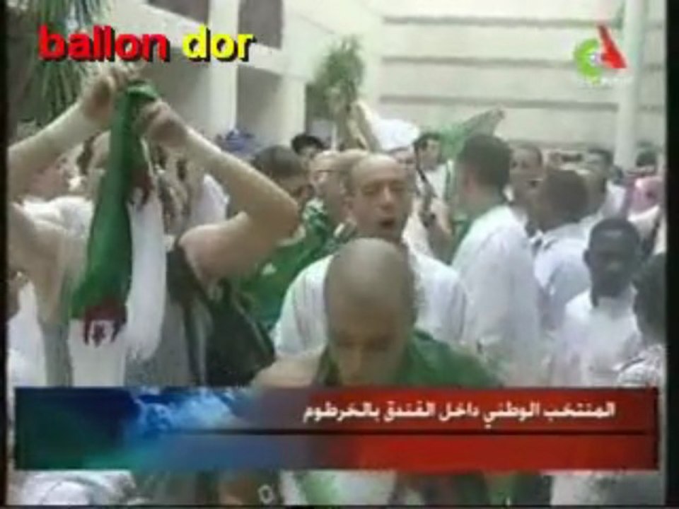 Algérie- (apres le match,dans le bus,hotel et avion)