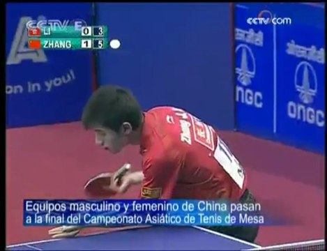 China a final Campeonato Asiático Tenis Mesa