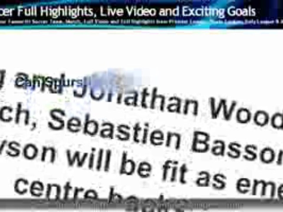 Everton  v  Tottenham Hotspur 6 Dec 2009 Premier League Goal
