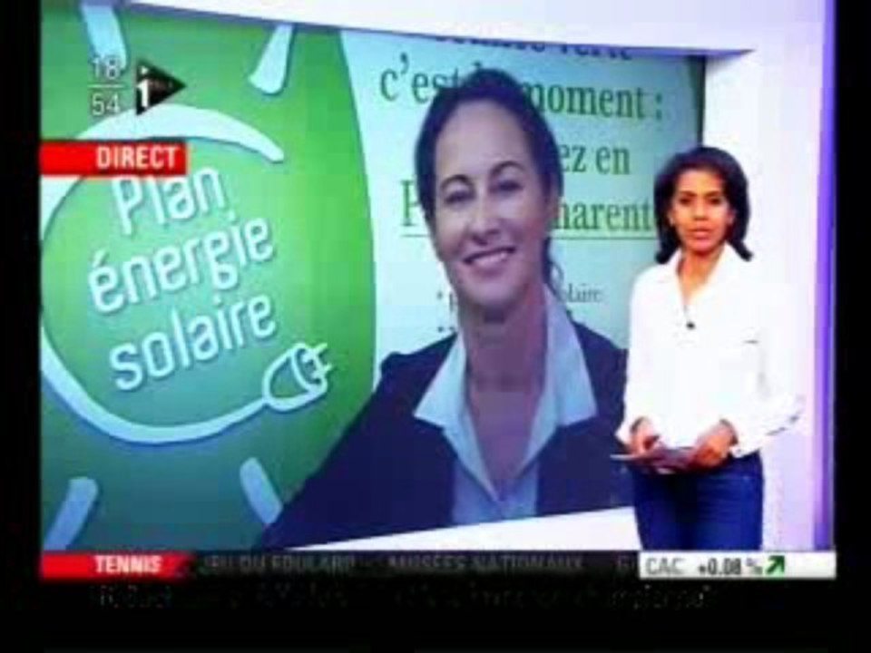 Ségolène Royal invitée de iTélé le 3 Dec. 2009