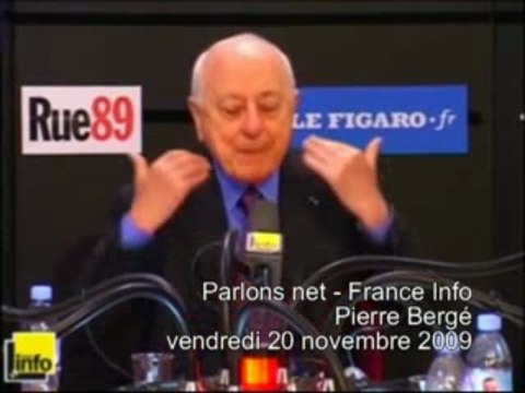 Pierre Bergé: le Téléthon a trop d'argent - décembre 2009