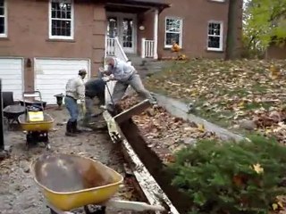 Demolition of retaing wall