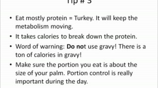 Keep losing weight during Thanksgiving