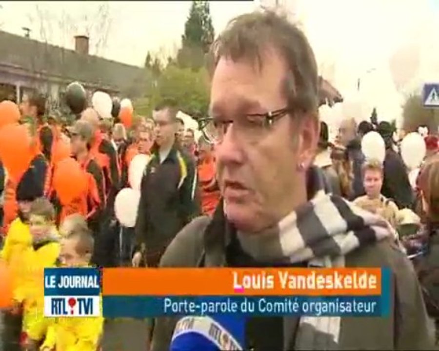 Marche silencieuse en hommage à Younes à Ploegsteert. - Soci