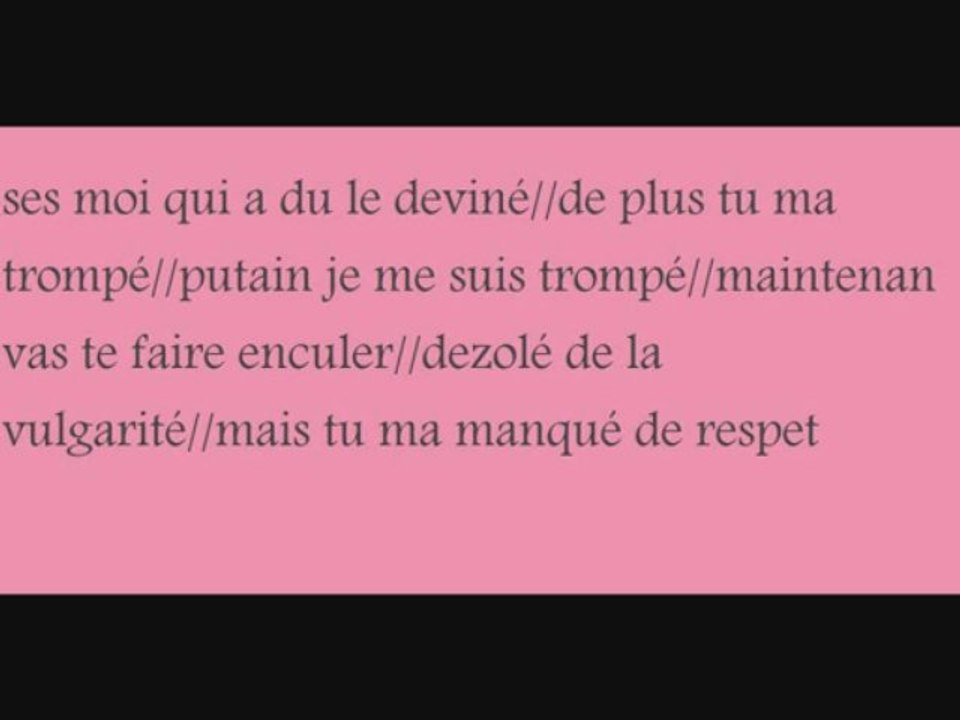 SAIJO-tu m as dechiré le coeur