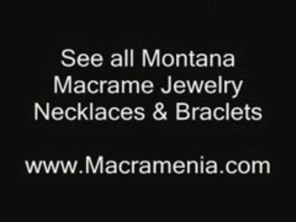 Austrian Crystal Macrame Bracelet