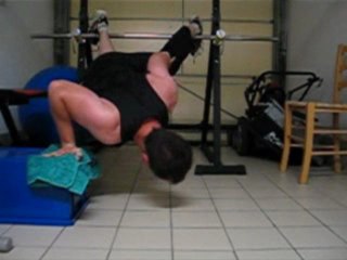 Pompes une main declinées, nouvel essai