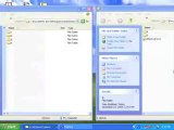 Demo of horizontal scrolling with GiMeSpace Desktop Extender