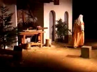 La creche vivante : l'annonciation