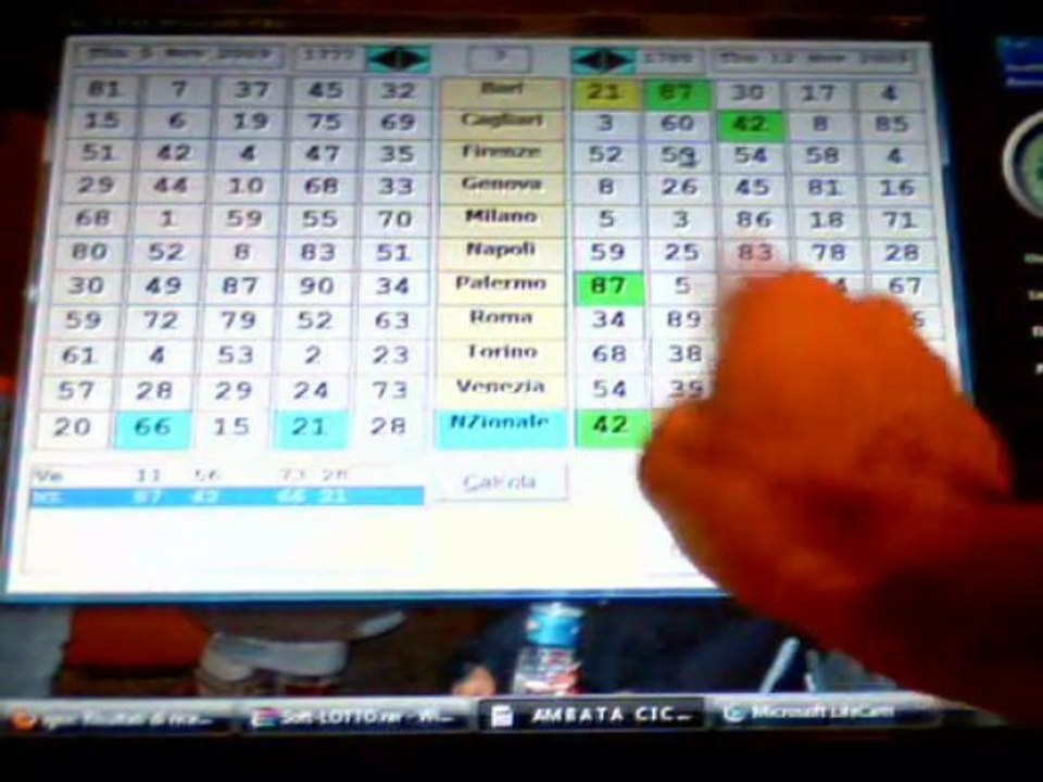 SOFTWARE METODO (GRATIS) LOTTO AMBO TERNO 13/99