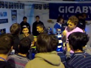 i38 LAN party gigabyte booth competition day 1