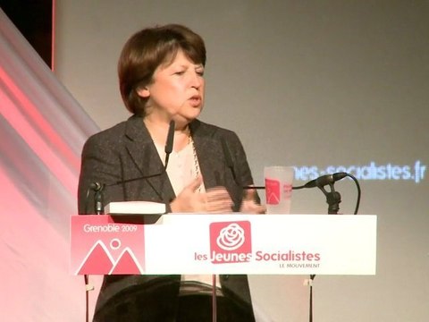 Discours de Martine Aubry au congrès des MJS