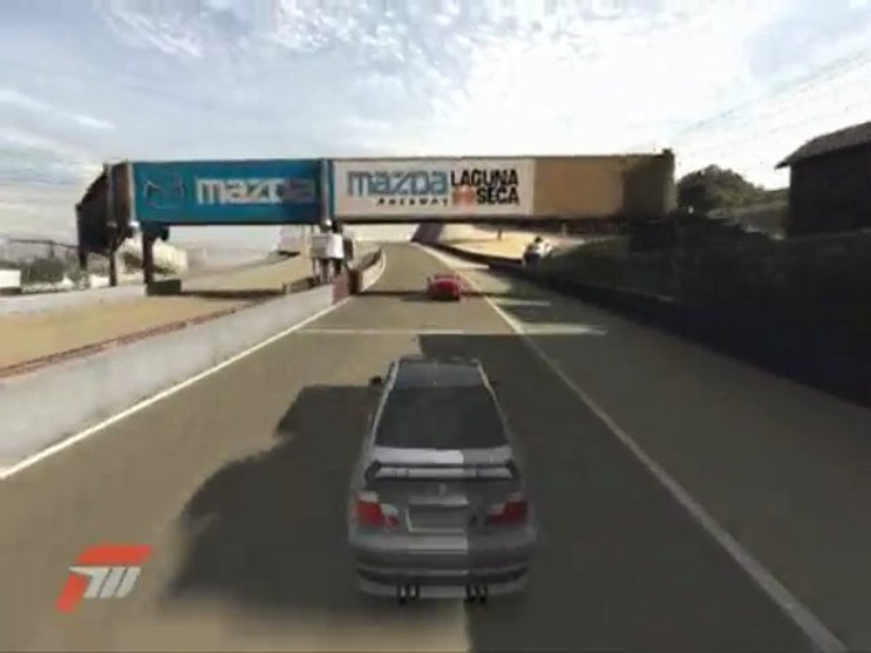 M3 GTR Vs Ferrari California sur Laguna Seca (Forza 3)