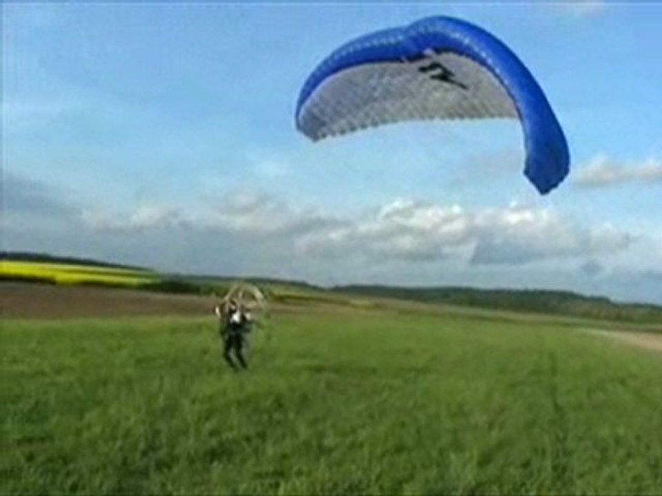 Ecole Grand Vol Paramoteur, Paris Nord , 2ème Vol de valerie
