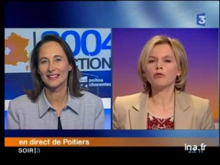 Ségolène Royal invitée du Soir 3, France 3