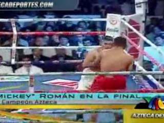 Nadia en La Semifinal de Campeón Azteca