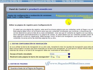 Evaluacion de versiones o Split Testing