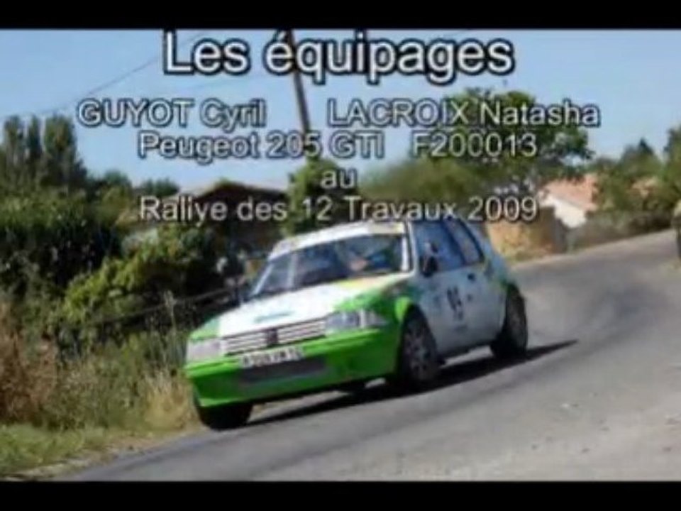 caméra embarqué de cyril au rallye des 12 travaux