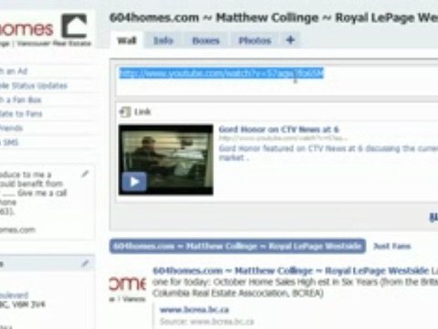 How to add a youtube clip to your facebook page or profile