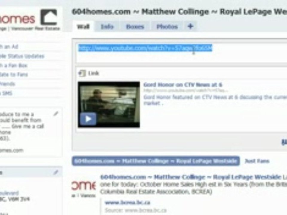 How to add a youtube clip to your facebook page or profile