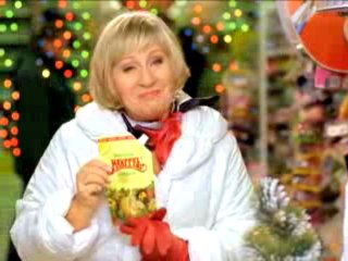 Марина Голуб в рекламе "Махеевъ"