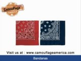 American Army, Navy, Air Force, Command, Military Bandanas.