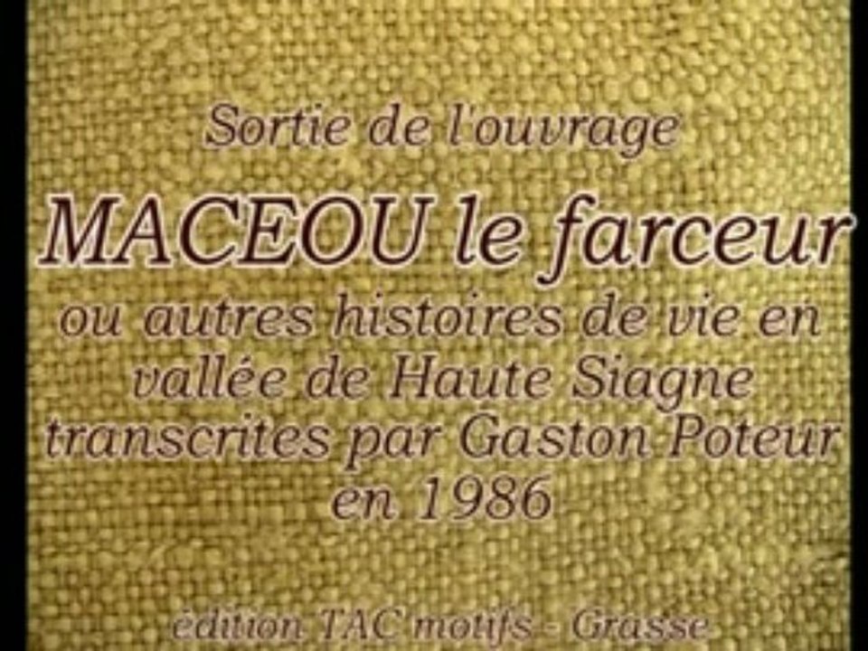 Maceou le farceur et Animation 1900