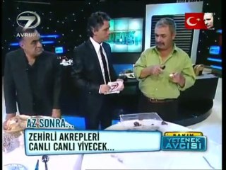 Salyangoz yiyen Adam Kanal7 Yetenek avcısı man eating snails