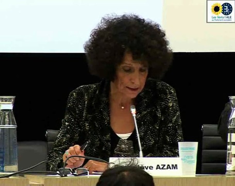 Geneviève Azam 1/2 au Forum Copenhague d'Europe Ecologie