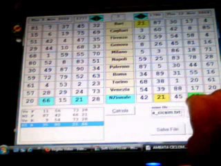 SOFTWARE METODO (GRATIS) LOTTO AMBO TERNO 14/99