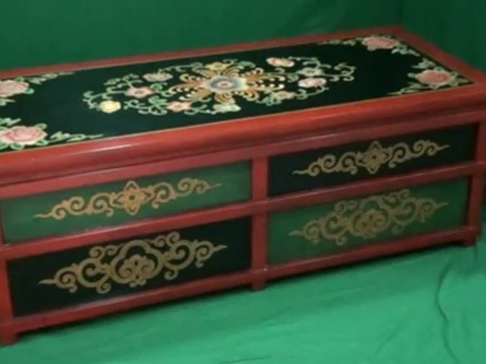 Coffre chinois peint - CH08CF0003