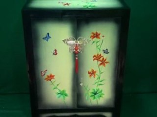 Commode coréenne jaune pâle - TC1004C