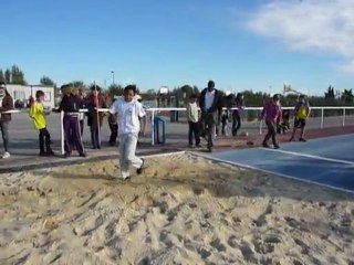 Athlétisme - Triathlon de Lunel - Saut en longueur